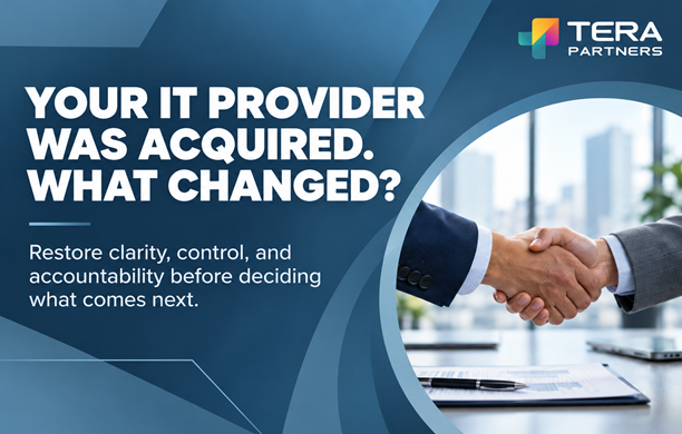 business leadership considering switching IT providers after an MSP acquisition
